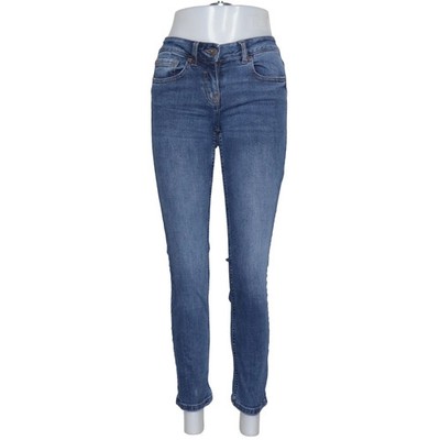 Next Petite, Jeans, Größe: 34, Blau, Baumwolle/Elasthan, Einfarbig, Denim #8hI