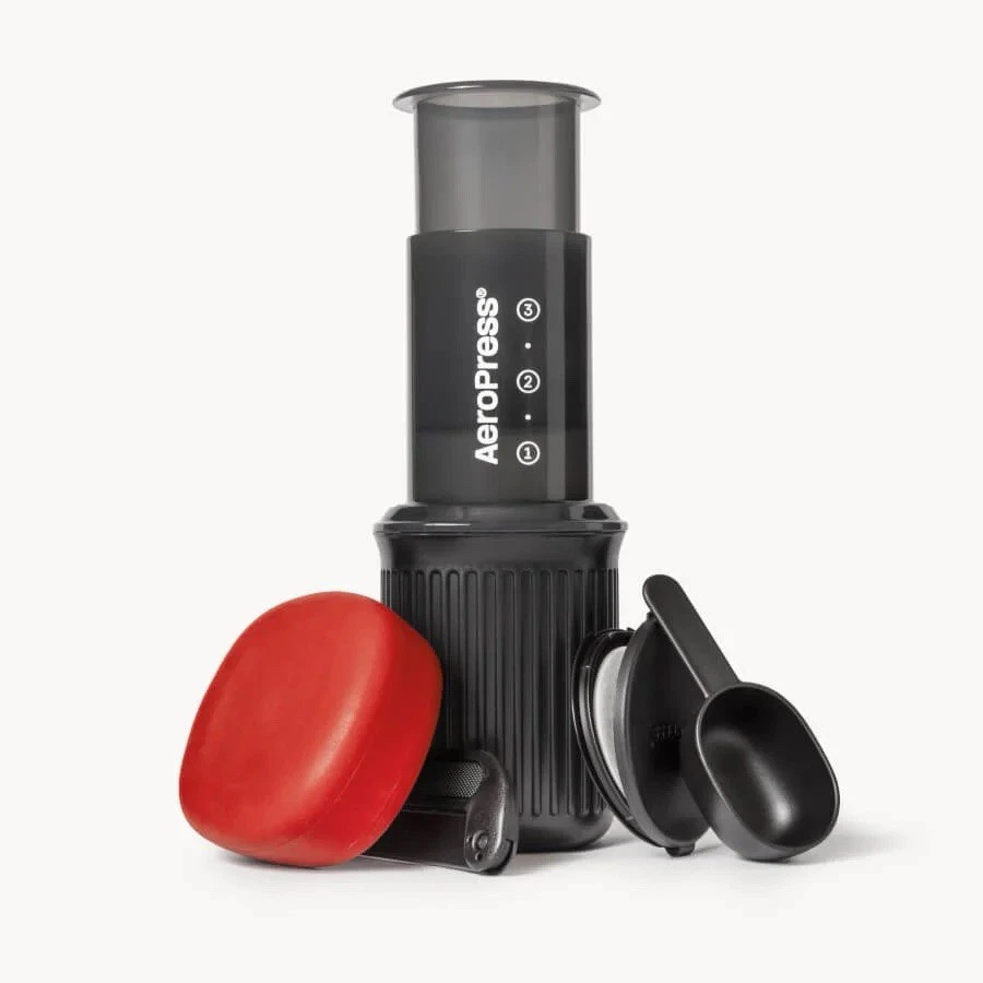NEW! AeroPress GO: COMPACT TRAVEL COFFEE SYSTEM Coffee Press/Maker, Cup + Filter