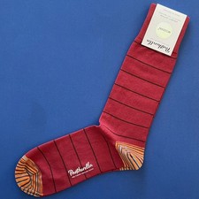 NWT Pantherella Modern Nomura Stripe Cotton Socks 535647