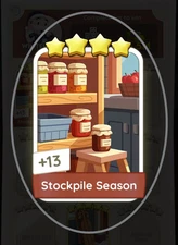 Stockpile Season ⭐⭐⭐⭐  MONOPOLY Go ⚡️⚡️INSTANT SHIPPING Set:20-1