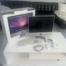 Apple iMac 20-inch 2008 2.4GHz Intel Core 2 Duo MB323LL/A Keyboard Mouse Box  