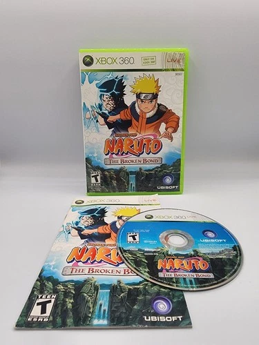 Naruto: The Broken Bond (Microsoft Xbox 360, 2008) CIB Complete With Manual