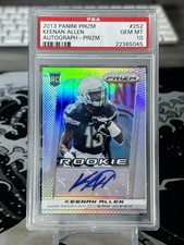 2013 Panini Prizm Keenan Allen #252 Auto Rookie PSA 10 POP 13 74/99 Numbered