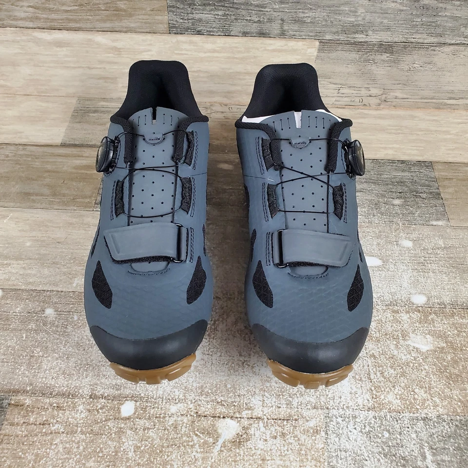 Giro Rincon Mens Cycling Shoes Sz 9.5 Dark Shadow Gum Dial System Low Top - Image 2 of 4