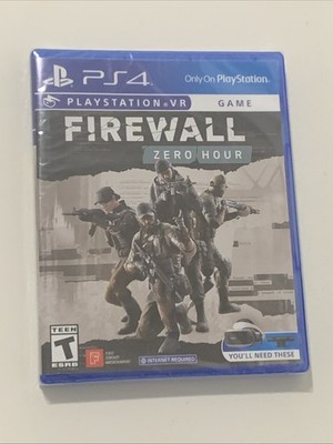 Firewall: Zero Hour VR Game (Sony PlayStation 4, PS4 - 2018) Factory Sealed