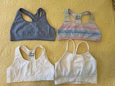 4 Girls Racerback Sports Bra Multi White Rainbow Sz XL  3- Cat & Jack  1 -Nike