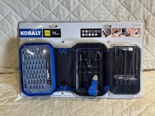 Rare Discontinued Kobalt Precision Tool Set 73 Pc 856840 Screwdriver Bit Kit New