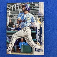 Randy Arozarena 2020 Topps Update Series Rookie Card #208 Tampa Bay Rays. rookie card picture