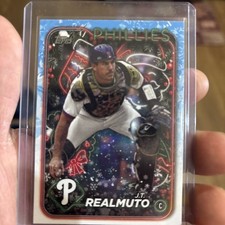 2024 Topps Holiday 🎄#H163 - J.T. Realmuto Philadelphia Phillies Baseball Card