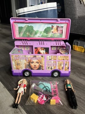 RARE VINTAGE 2001 BRITNEY SPEARS CONCERT TOUR BUS  W/ ORIGINAL ACCESSORIES