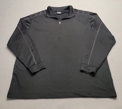 Nike Golf Men's Dri-Fit Black Half Zip Sweatshirt Long Sleeve Pullover Size 3XL - Image 1 of 4