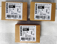 LOT OF 3! Siemens QA115AFC 15 A Plug-On Combination AFCI Breaker QAF2 - NEW!