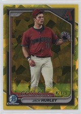 2024 Bowman Sapphire Edition Chrome Prospects Yellow 42/75 Jack Hurley 14dq