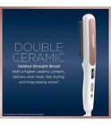 Conair Double Ceramic Heated Hair Styling Brush - White — photo 2