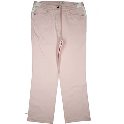 Walbusch 46 L28 Jeans Hose Rosa Damen Stretch high Rise Straight Strassstn. W34 - Bild 1 von 4