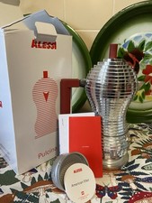 Alessi Pulcina Red Espresso Coffee Maker 6-Cup MDL02/6MCH Brand New In Box