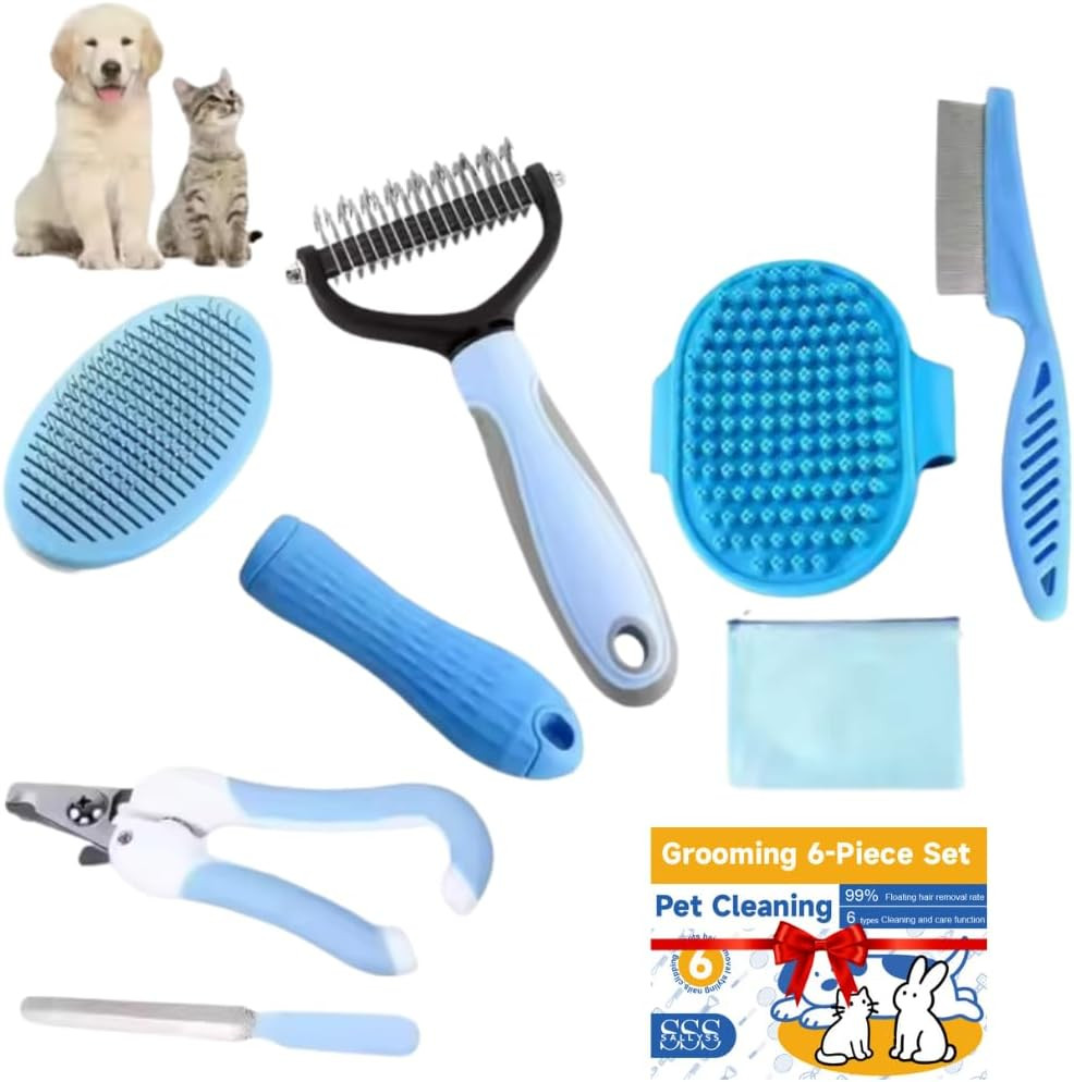 Kit Anti-Pelo 7 in 1 per Cani e Gatti | Addio Allergie e Sporco