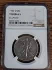 1934 s Walking Liberty Half Dollar NGC VF DETAILS CLEANED
