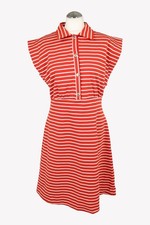 Abito donna iBlues taglia 42 multicolore nuovo vestito linea A dress