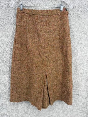 Vintage Foxford 100% Wool Ireland Women S Skirt Tweed Classic Old Money Academia