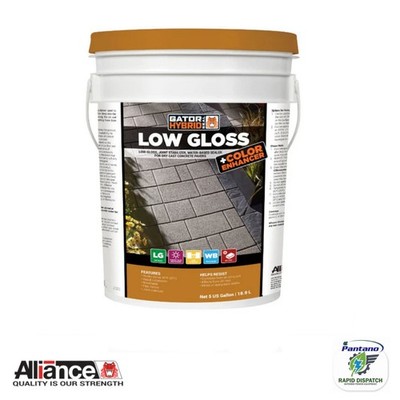 Gator Hybrid Seal Low Gloss Color Enhancer | Water Based Paver Sealer 5-Gallon