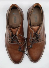 Johnston & Murphy Upton Dress Plain Toe-Brown - Size 10.5