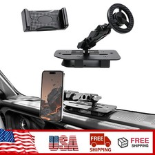 Left Side Dash Phone Mount Holder With Extend Rack For Jeep Wrangler JL 2024