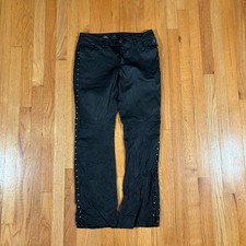 Vintage Y2K Harley Davidson Leather Pants Size 6