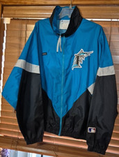 VTG MIAMI MARLINS COLUMBIA SPORTSWEAR WIND BREAKER JACKET Officially Licensed