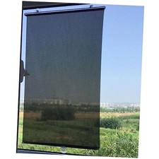 40  125cm No Drilling Retractable Roller Window Shades Suction Cups,
