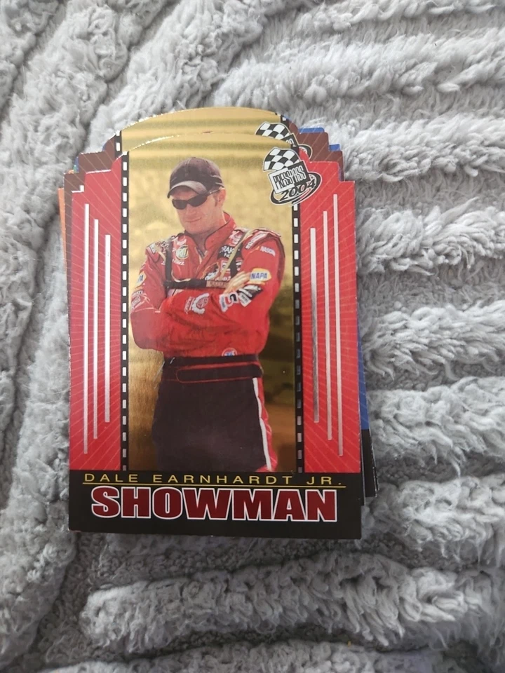 2004 Press Pass Nascar Showman 12 Card Die Cut Set - Image 4 of 4