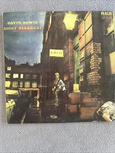 David Bowie Ziggy Stardust 1972 UK 1st Press Vinyl 1E 1E DANNY BAKER COLLECTION!