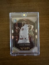Topps 2025 Bowman VIP-7 Chase Burns Insert Reds Very Important Prospects