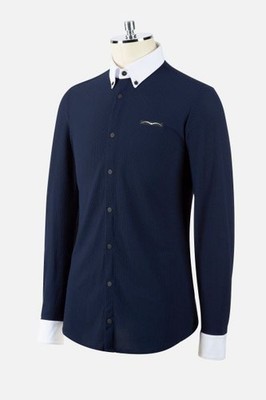 ANIMO Herren Turnierhemd Langarm OBARA - navy  Gr. 50