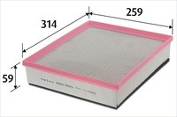 Valeo Luftfilter 585550 Filtereinsatz FüR VW Amarok 2HA 2HB S1B S6B S7A S7B AGD