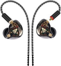 Vibes 202 Wired Earbuds - Hifi in Ear Monitor Headphones   Professional Noise Is