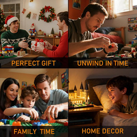 Led Light for Lego 10293 Santa'S Visit Building Blocks Model Remote-Control Vers