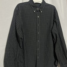 Ralph Lauren Men's Plaid Long Sleeve Button-Up Shirt Size XL
