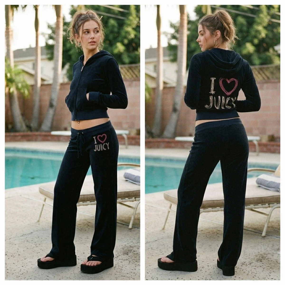 juicy couture terry pants products for sale | eBay