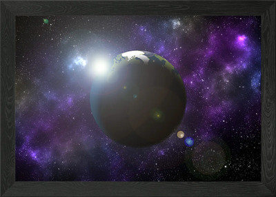 Sun shine and earth Framed Wall Art Poster Canvas Print Picture