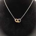 David Yurman Ombre Cord Double-Ring Necklace 45+5cm extension chain — photo 1