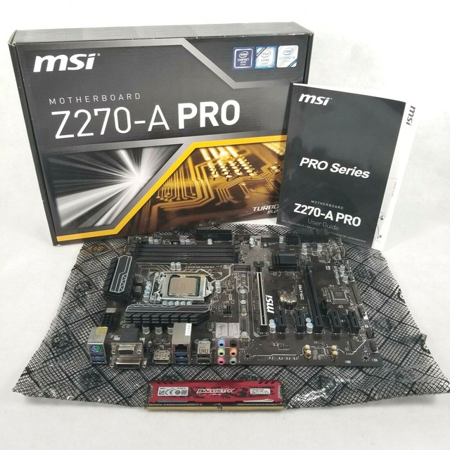 MSI Z270A Pro motherboard LGA 1151 (Socket H4) ATX Intel