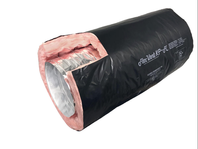 6-in x 10-Ft Insulated Flexible Round Flex Duct Tube R6 Heating/AC