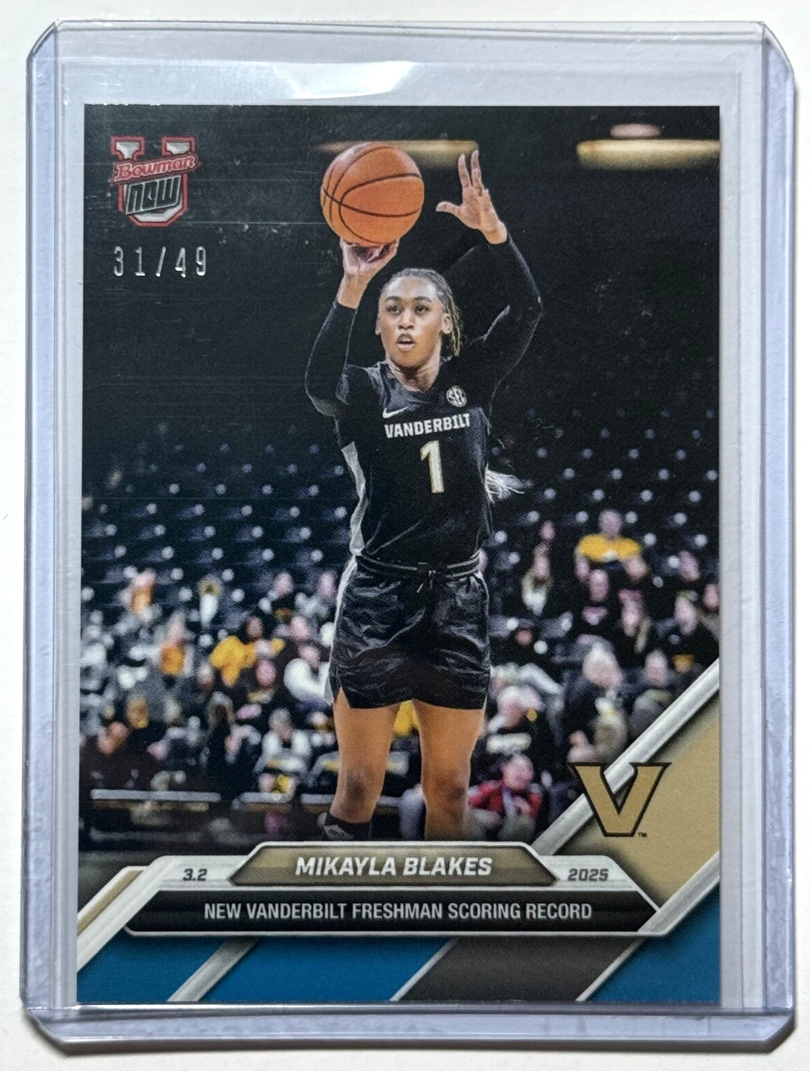 Mikayla Blakes 2024-25 Bowman U Now #79 Blue /49