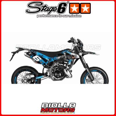 S6-058803/BL GRAFIK STAGE6 BLAU/SCHWARZ BETA RR 50CC MOTARD