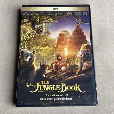 Disney: The Jungle Book (DVD 2016 NEW) Live-Action Animated Remake Mowgli Baloo