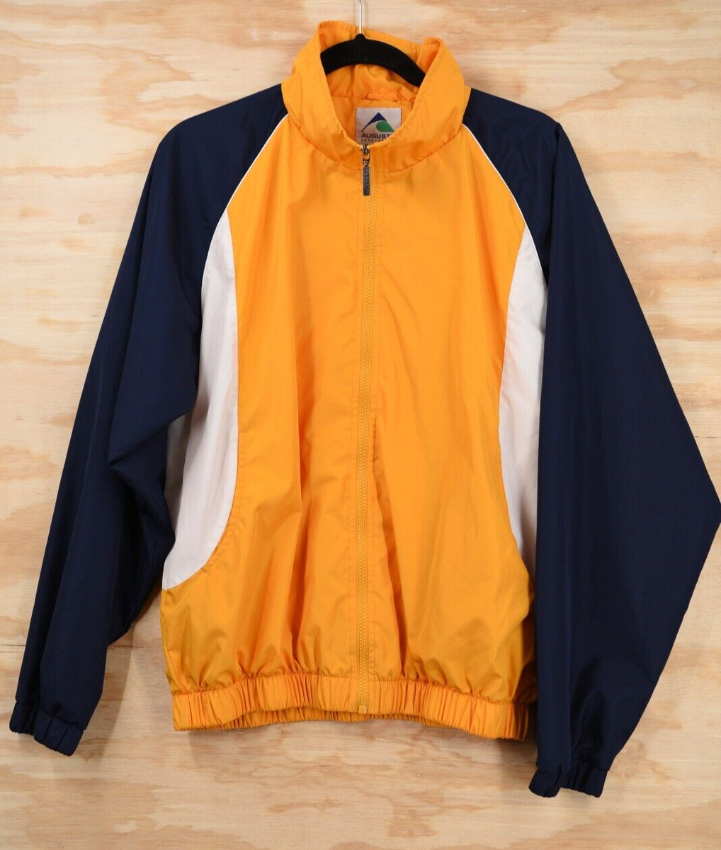 Augusta Sportswear Colorblock Mens S Full Zip Windbreaker Lightweight Jacket