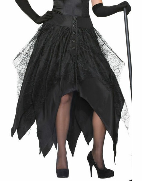 Womens Black Witch Skirt Mystical Masquerade Spirit Spooky Adult Size Standard for sale online ...