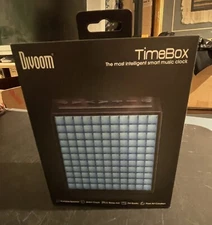 NEW! Divoom Timebox Bluetooth Speaker Alarm FM Radio Sleep Aid Pixel Art