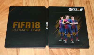 FIFA 18 Ultimate Team EA Sports Xbox One PS4 Steelbook with Sleeve / Motion Card